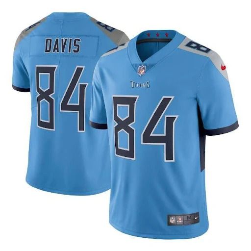 Men Tennessee Titans #84 Corey Davis Nike Light Blue Vapor Limited NFL Jersey